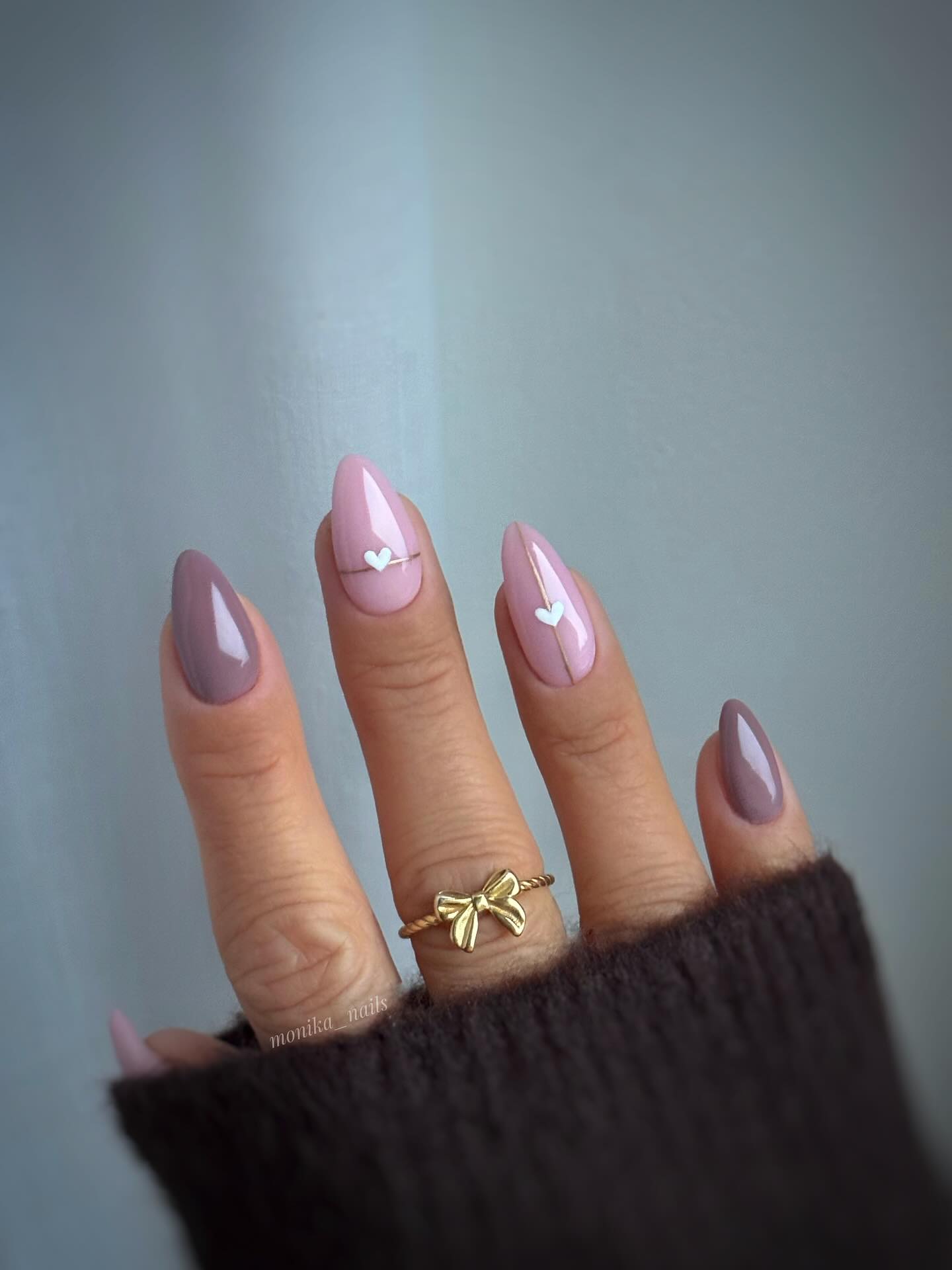 Манікюр із сердечками в лютому 2026 року як символ ніжності