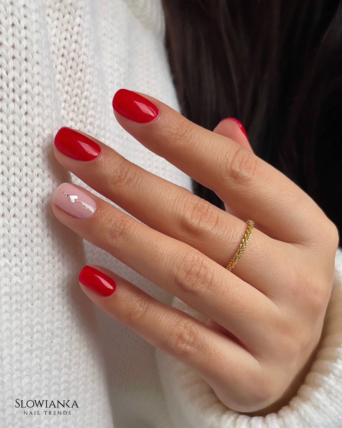 Сердечка на нігтях в лютому 2026: романтика на максимум